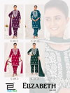 Elizabeth Vol 5 By Blue Hills Rayon Kurtis With Bottom Dupatta Exporters In India